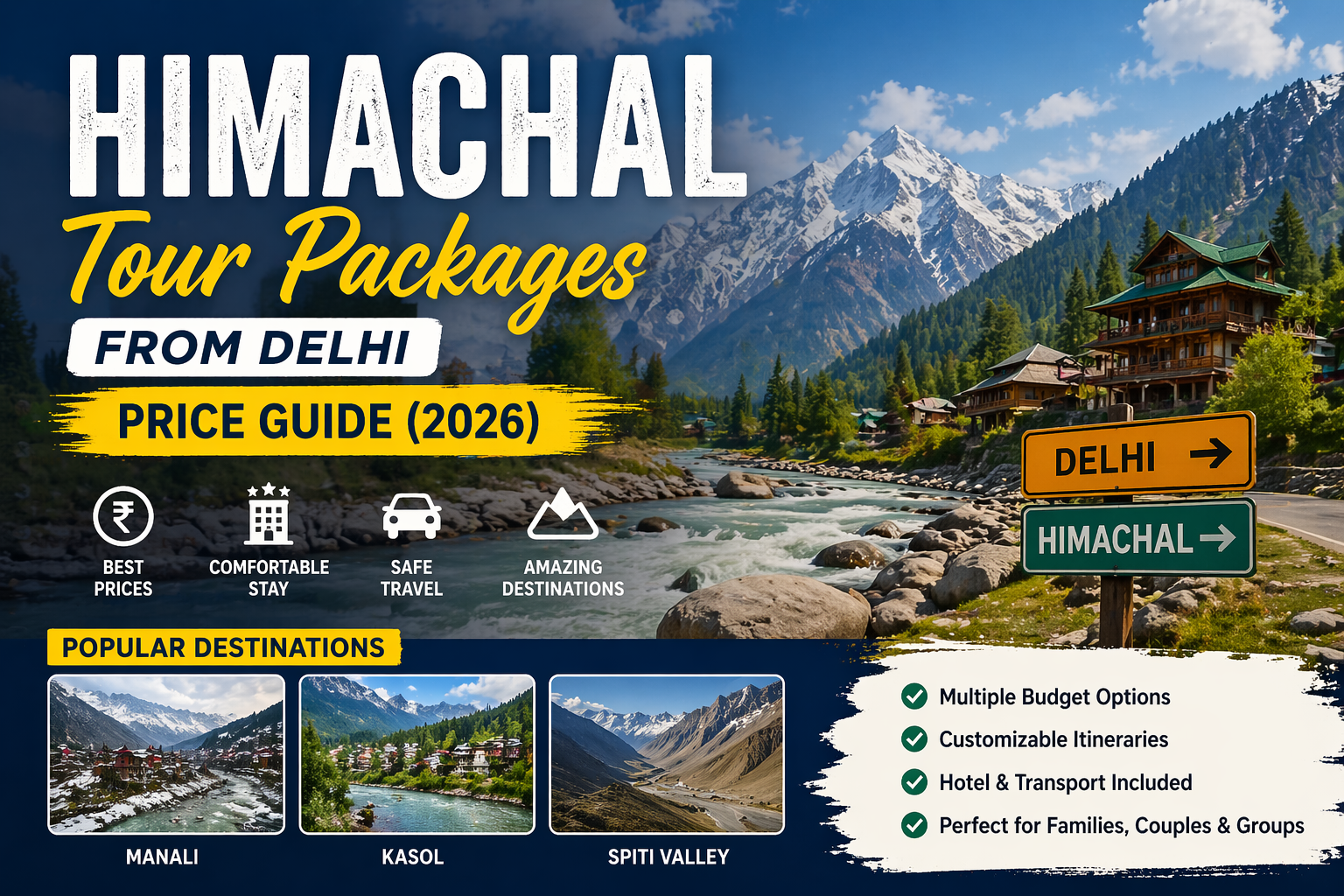 Himachal Tour Packages from Delhi