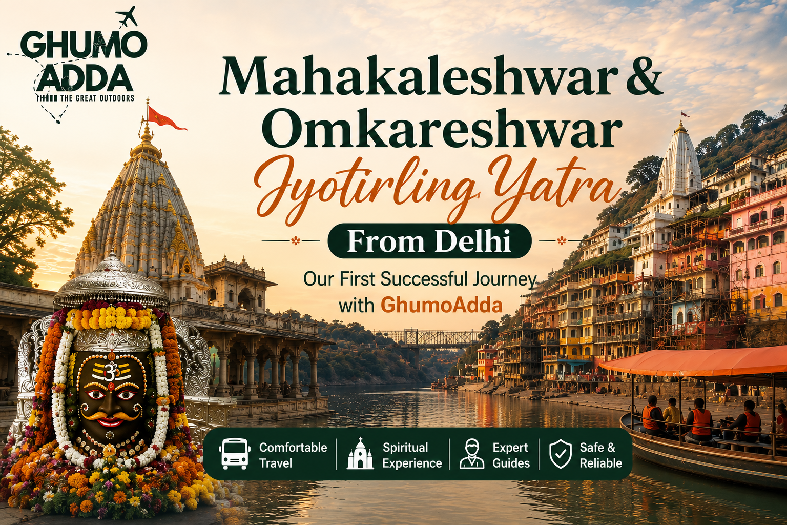 Mahakaleshwar Omkareshwar Jyotirling Yatra from Delhi